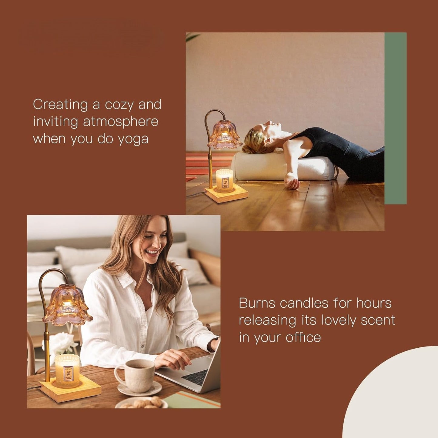 FloraGlow™ Candle Lamp