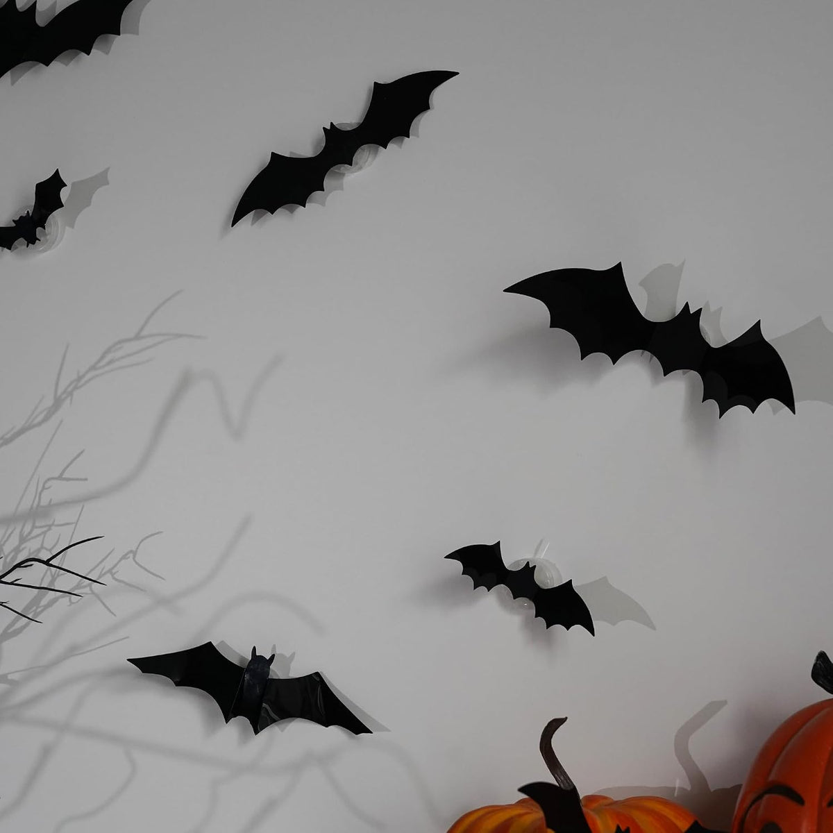 GlowBats™ 3D Halloween Wall Decor 40pcs