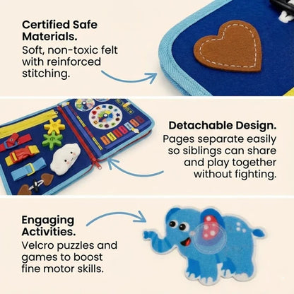 BrainyBuddies™ Montessori Board