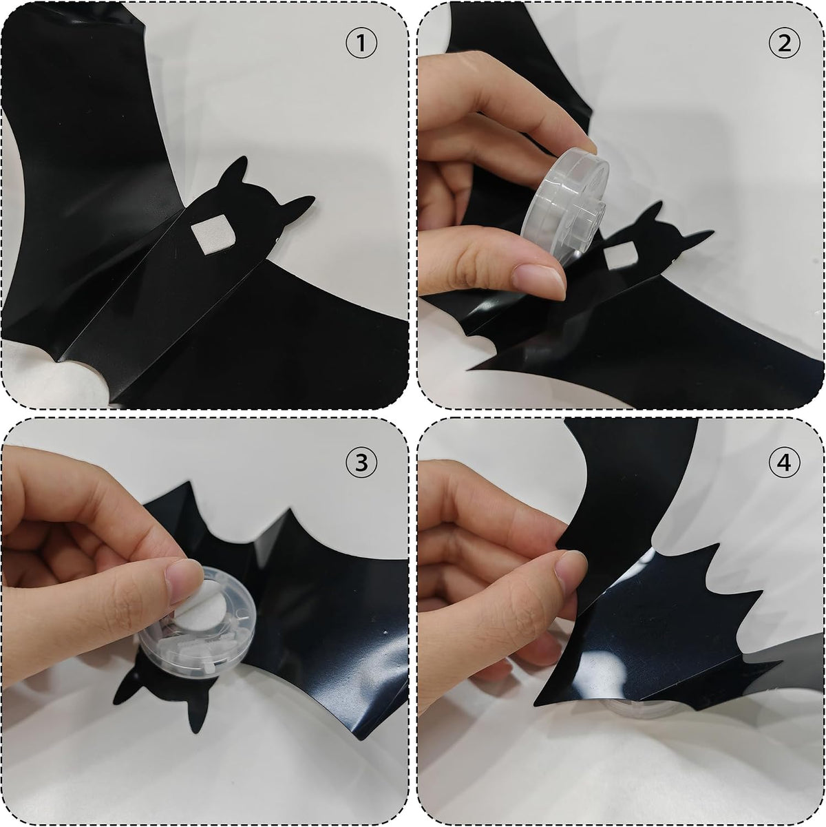 GlowBats™ 3D Halloween Wall Decor 40pcs