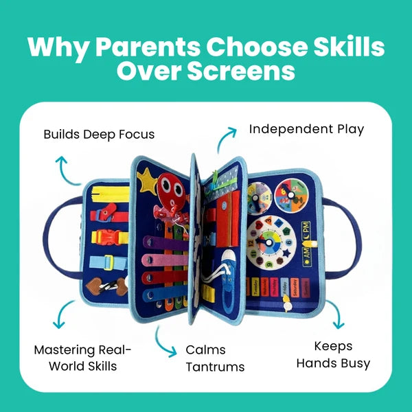 BrainyBuddies™ Montessori Board