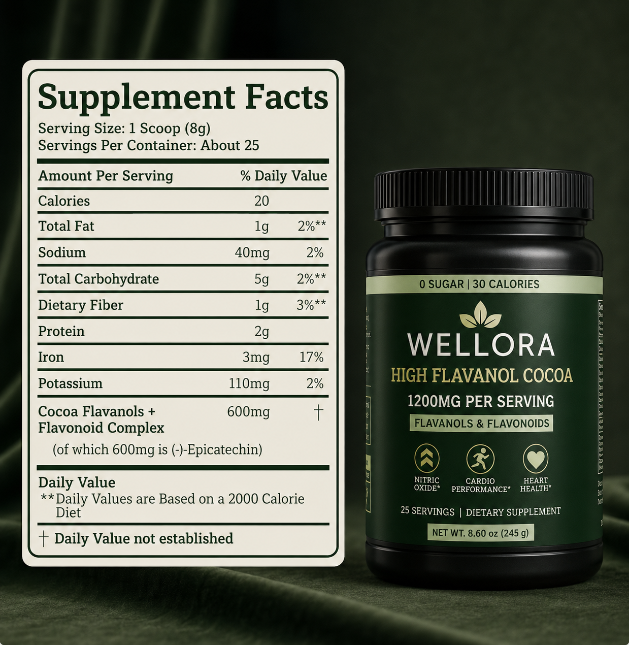 Wellora® High Flavanol Cocoa Powder