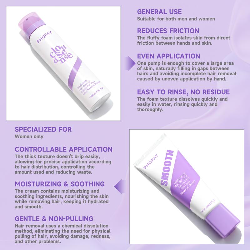 CloudSense™ Hair Removal Cream — For Him & Her